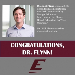 Michael Flynn successfully defended his dissertation in EKU's Ed.D. Program