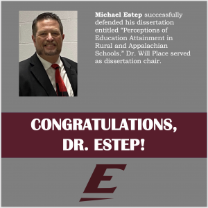 Dr. Michael Estep - EKU's Ed.D. Graduate